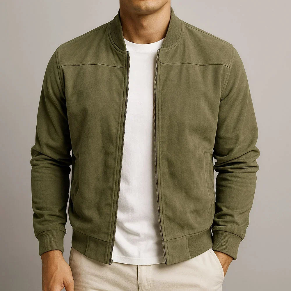 Bomber para Hombre Moderno de Líneas Limpias