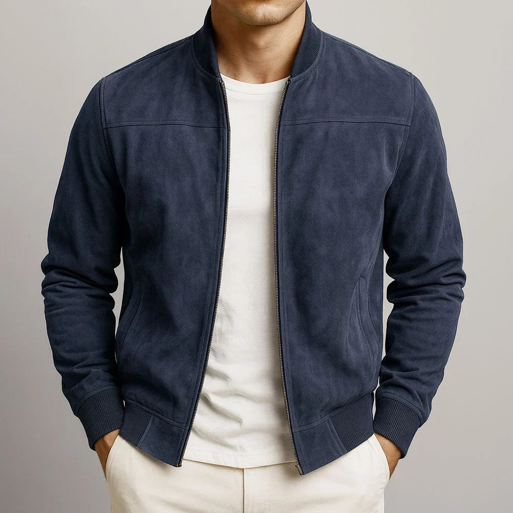 Bomber para Hombre Moderno de Líneas Limpias
