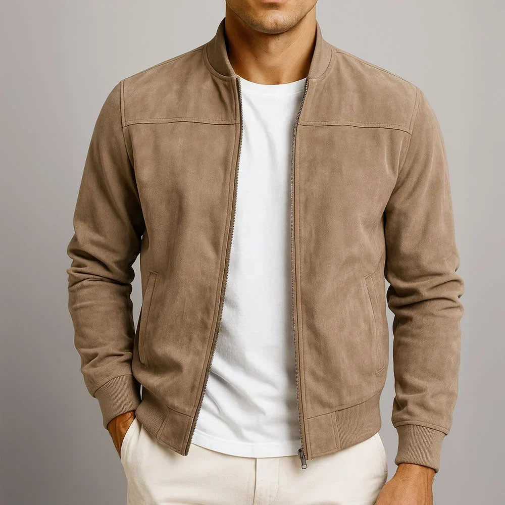Bomber para Hombre Moderno de Líneas Limpias