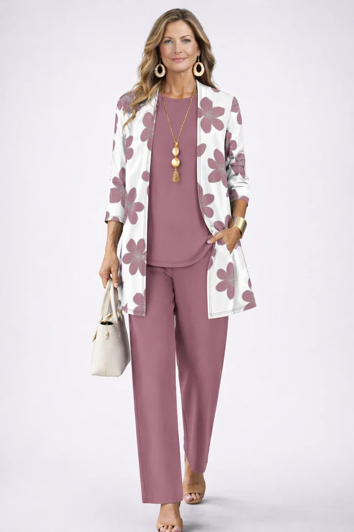 Inés | Conjunto de Tres Piezas Elegancia Clásica