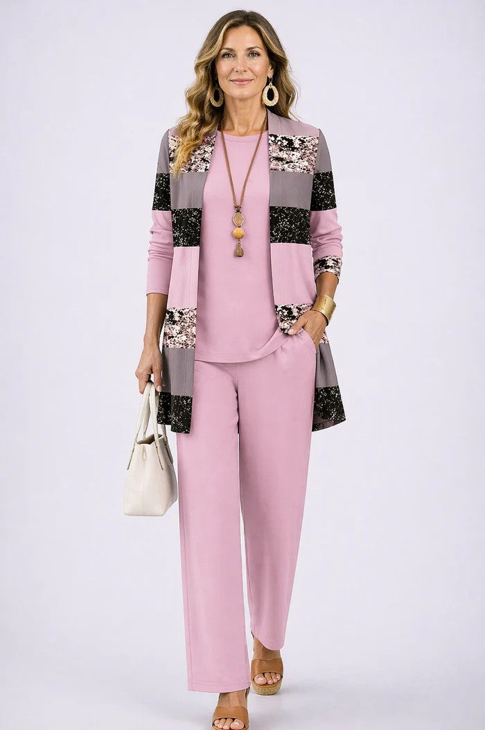 Inés | Conjunto de Tres Piezas Elegancia Clásica