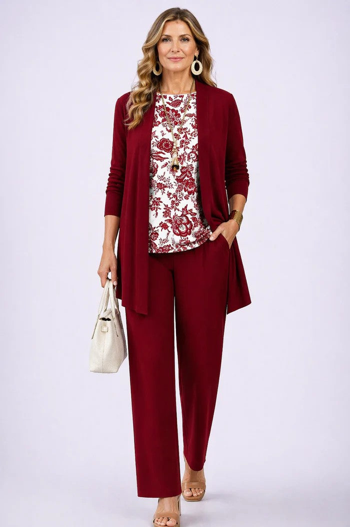 Inés | Conjunto de Tres Piezas Elegancia Clásica