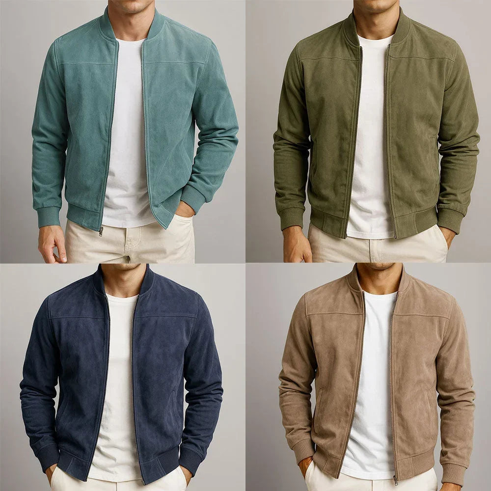 Bomber para Hombre Moderno de Líneas Limpias